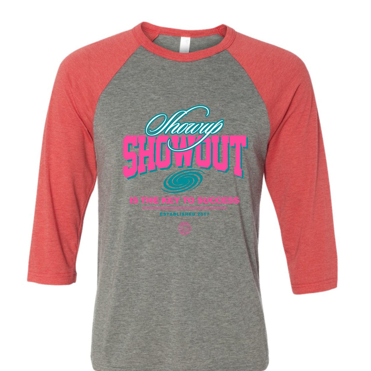 GREY/LT RED TRIBLEND - FRONT