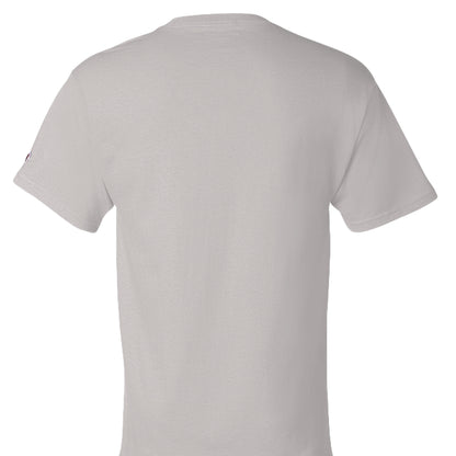 Body Blush - BACK Rep your motivation with the Showup Showout Champion T-shirt. Premium 100% cotton inspirational tee perfect for those who chase their dreams. Classic fit with Champion quality. Show up, show out!