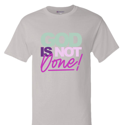 Body Blush - FRONT Rep your motivation with the Showup Showout Champion T-shirt. Premium 100% cotton inspirational tee perfect for those who chase their dreams. Classic fit with Champion quality. Show up, show out!